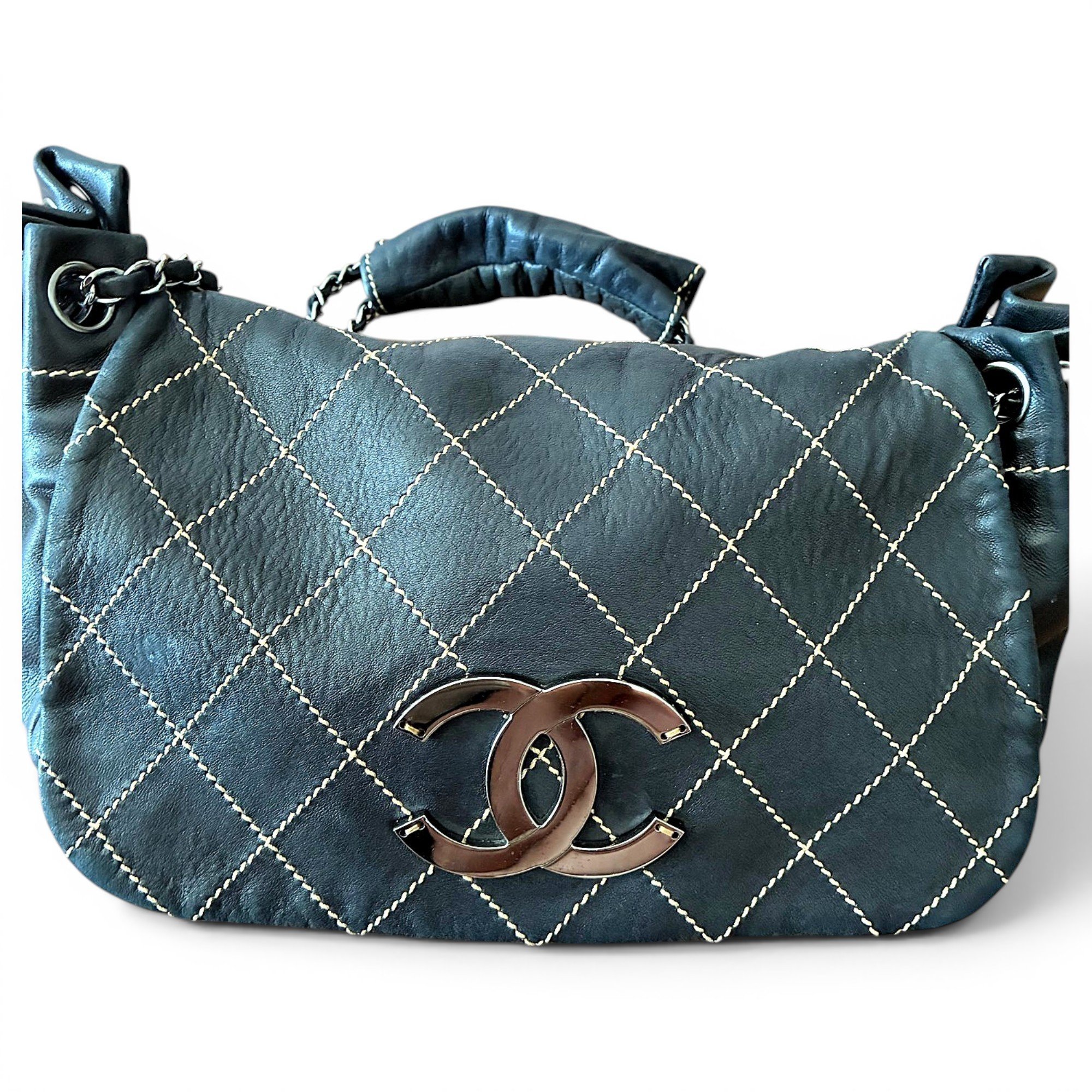 Leather handbag