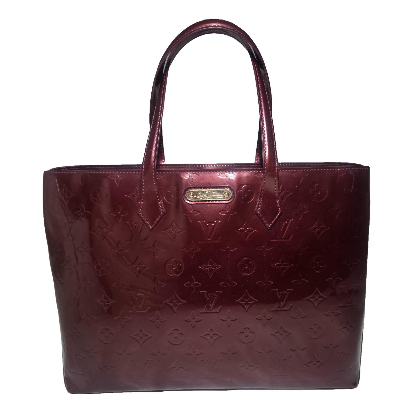 Wilshire patent leather handbag