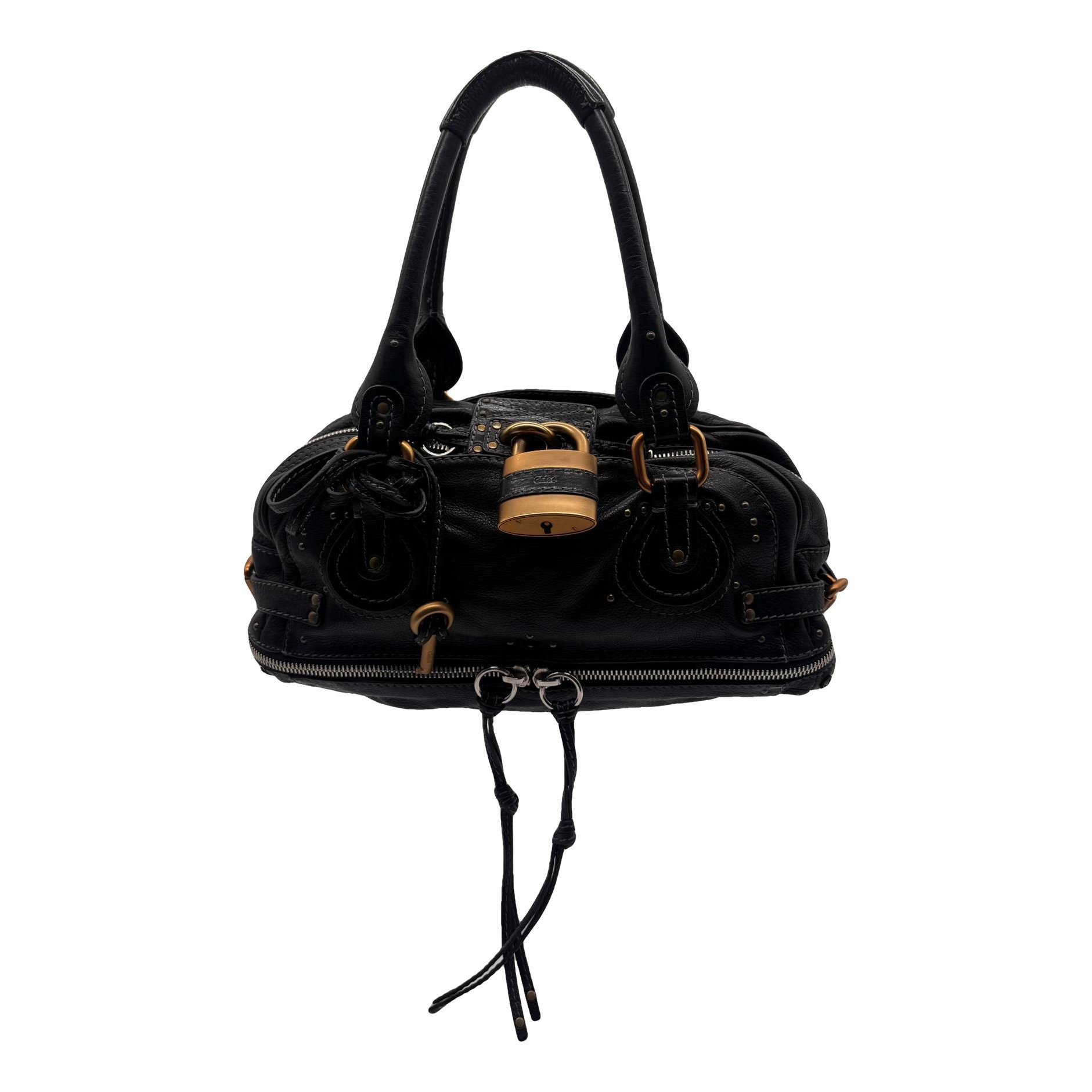 Paddington, Zip leather handbag