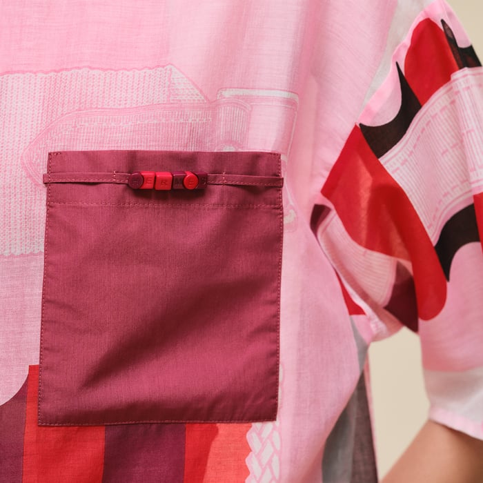 Rose Bonbon "Bride a Bloc" Beach Shirt