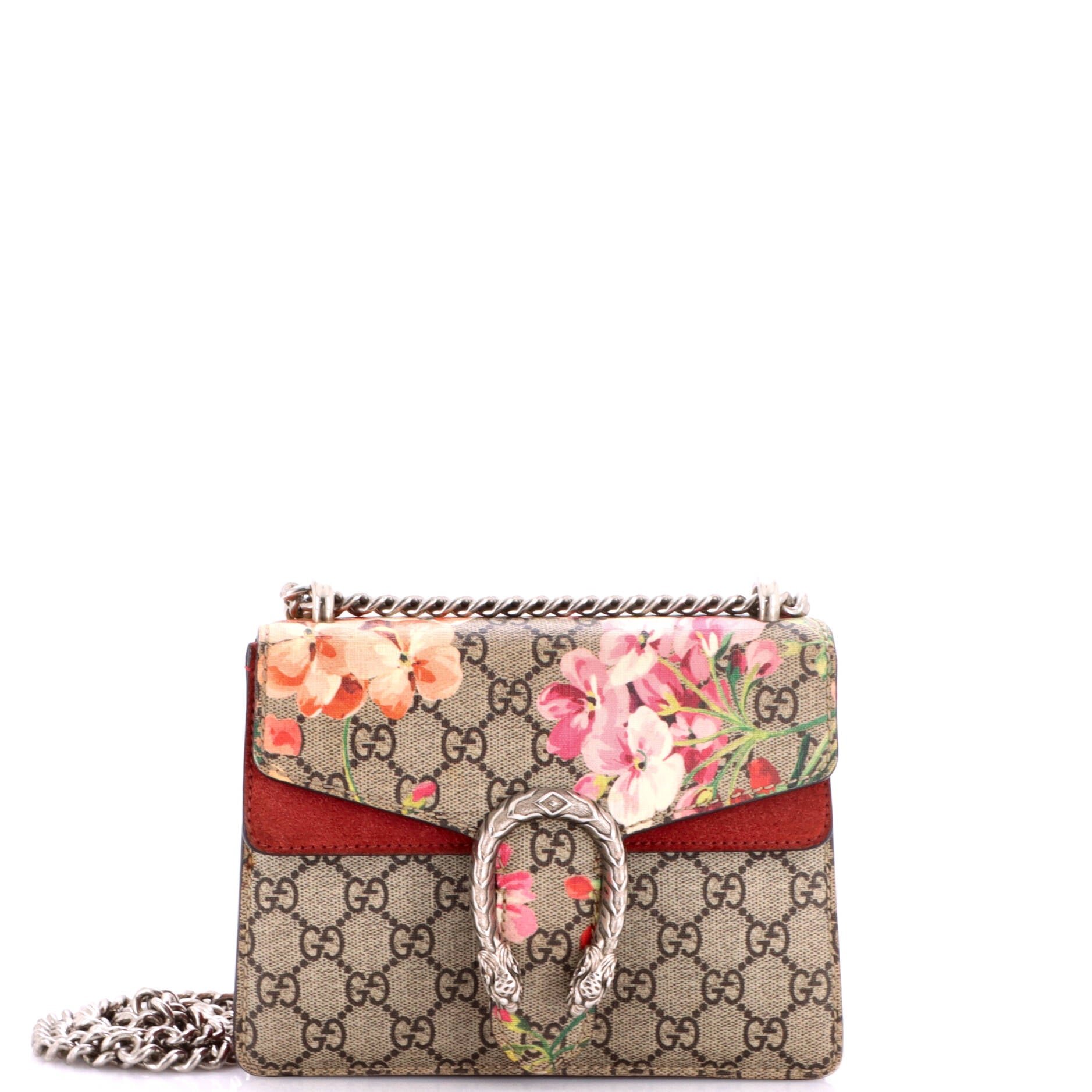 Dionysus Bag Blooms Print GG Coated Canvas Mini