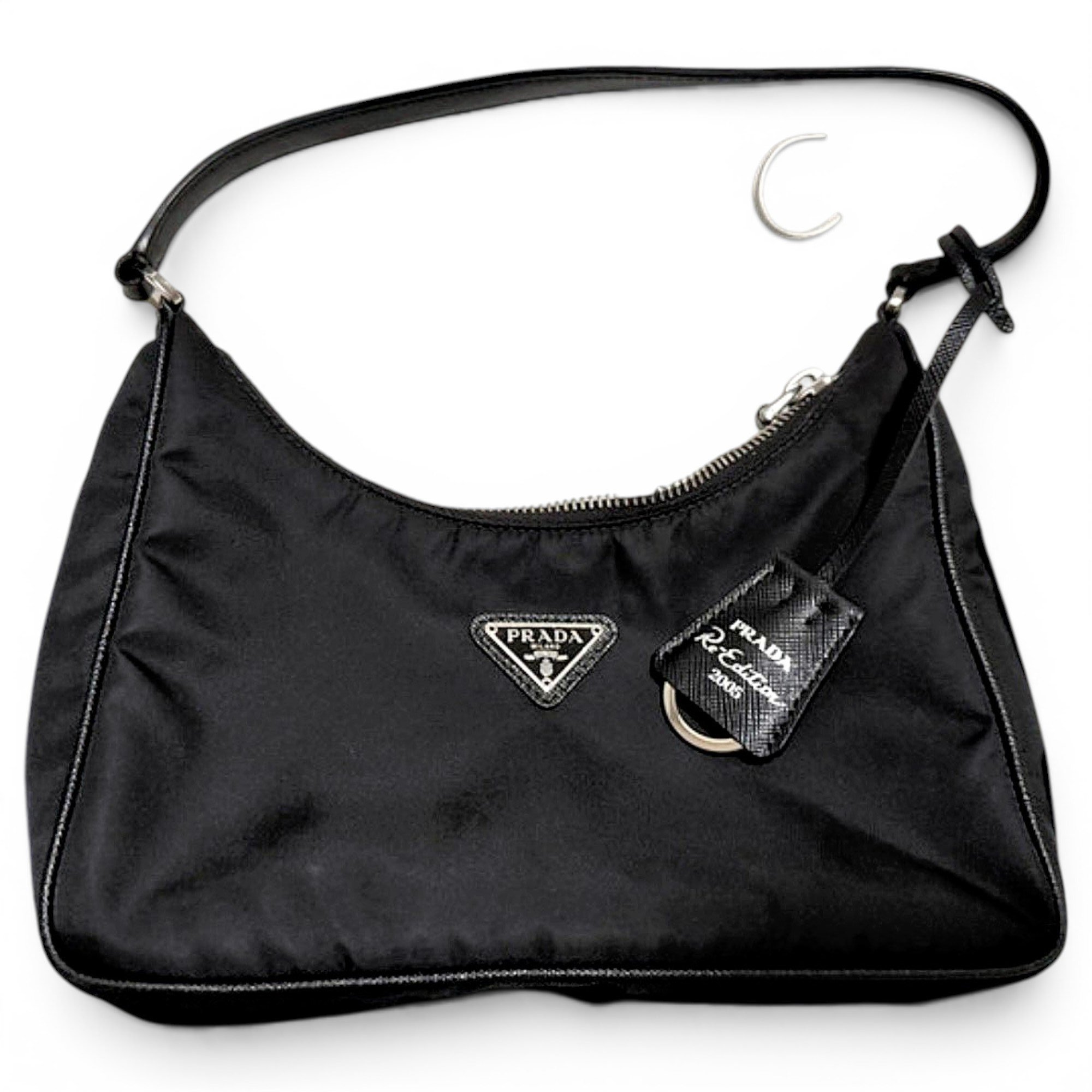 Re-Edition 2005 Zip cloth handbag