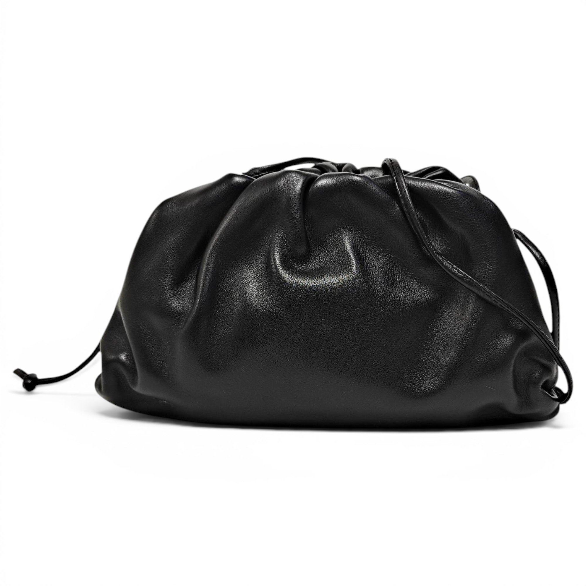 Pouch leather handbag