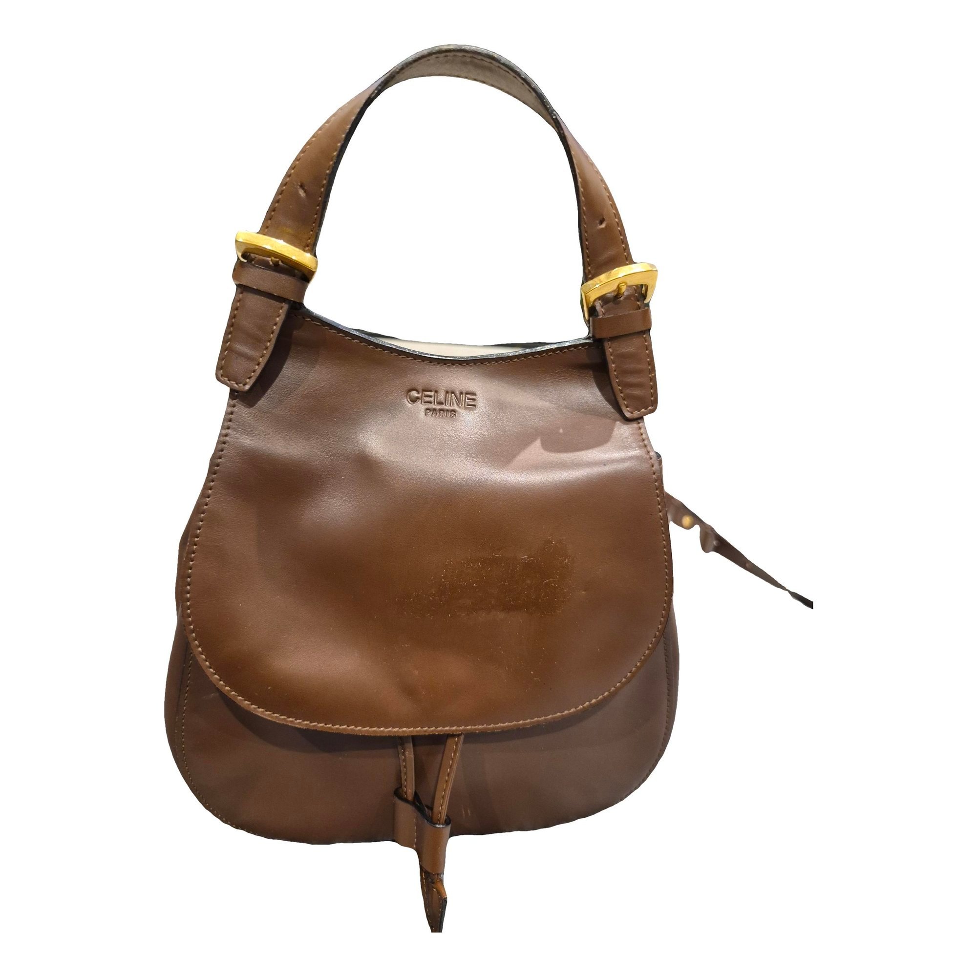 Leather backpack