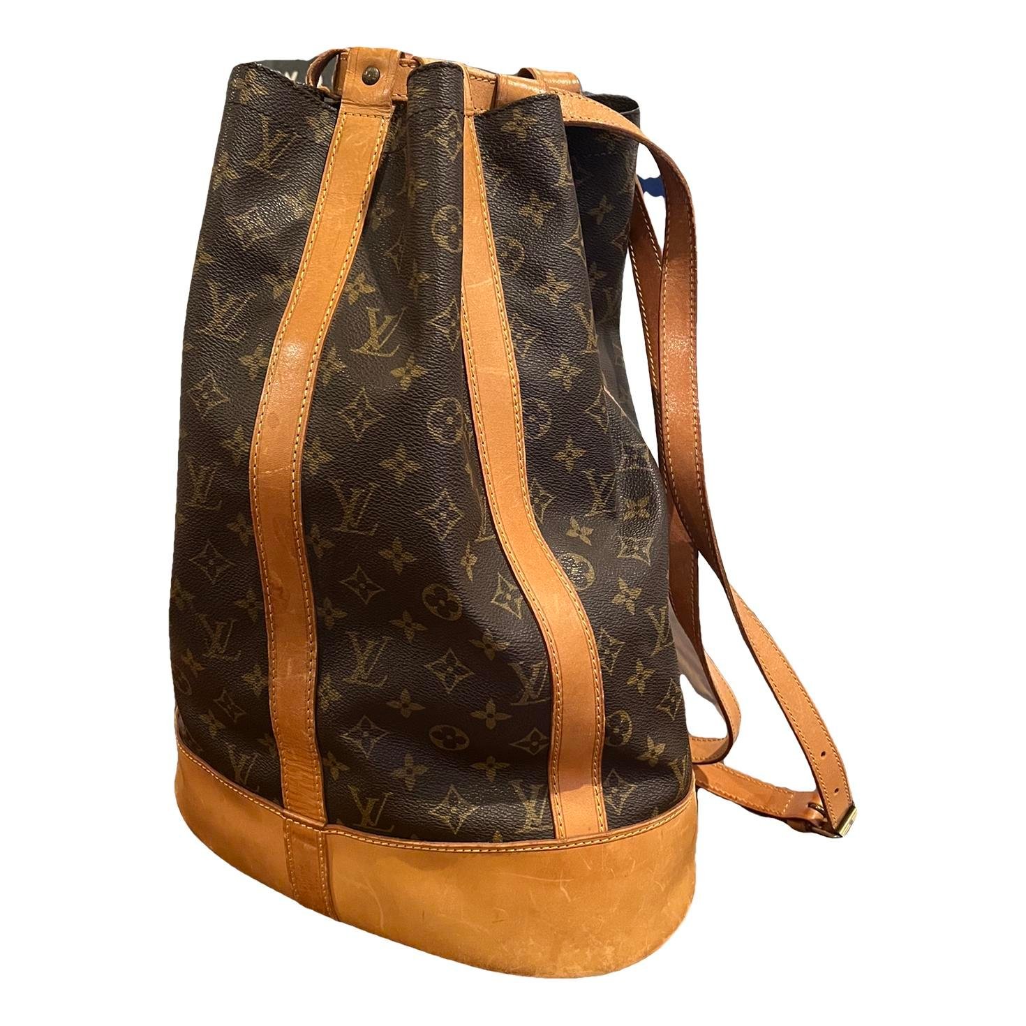 Randonnée leather backpack