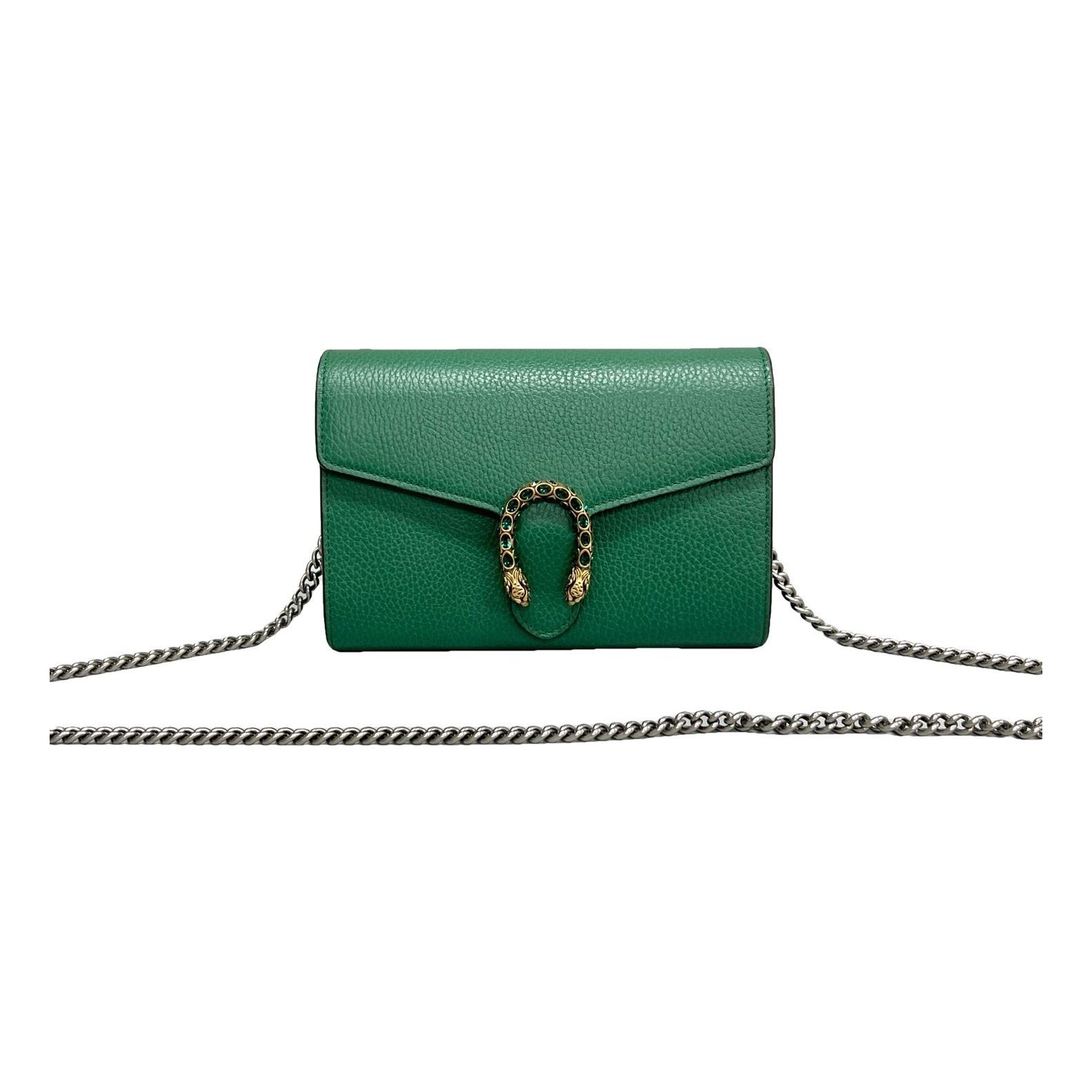 Dionysus Chain Wallet leather handbag
