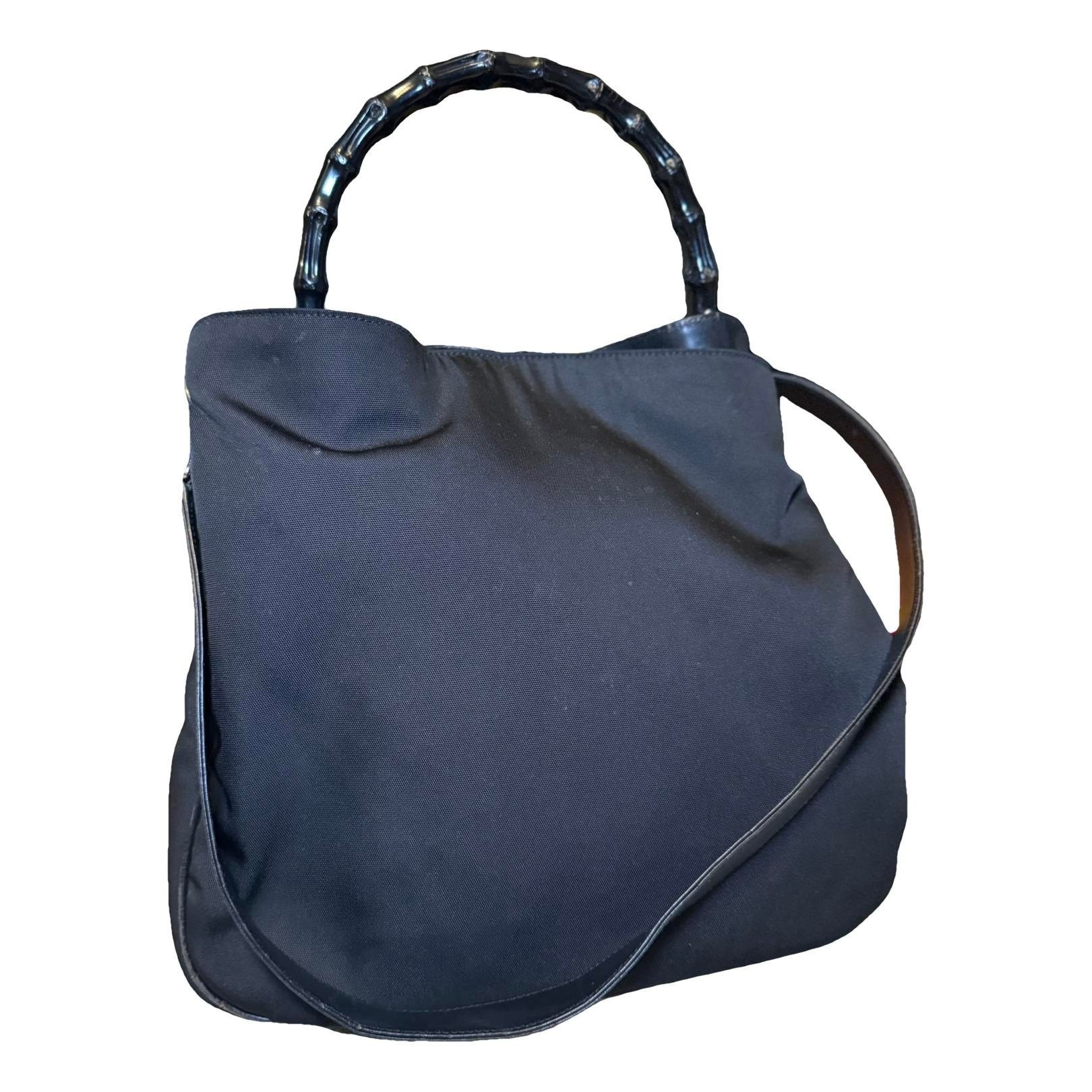 Bamboo Top Handle handbag
