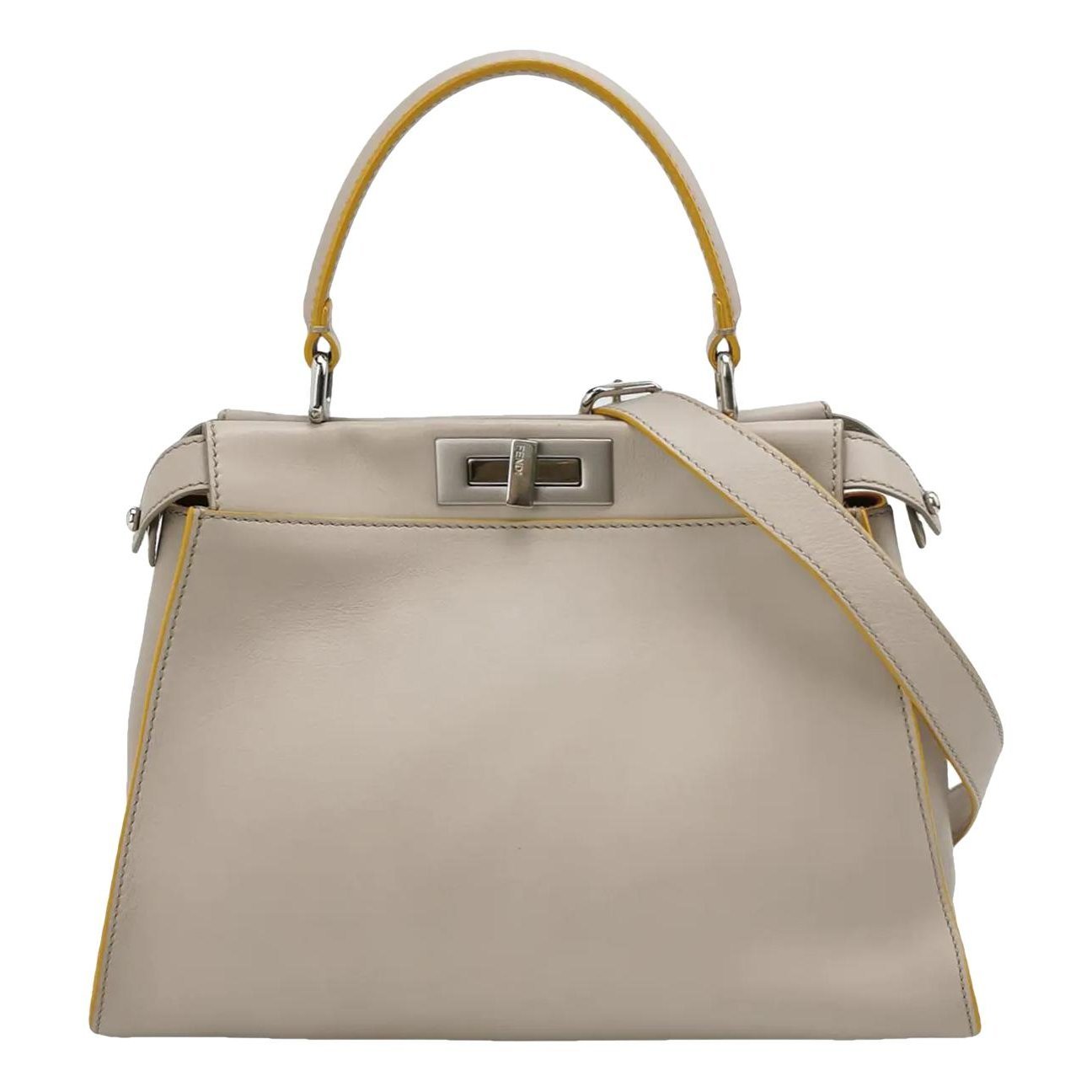 Peekaboo leather handbag