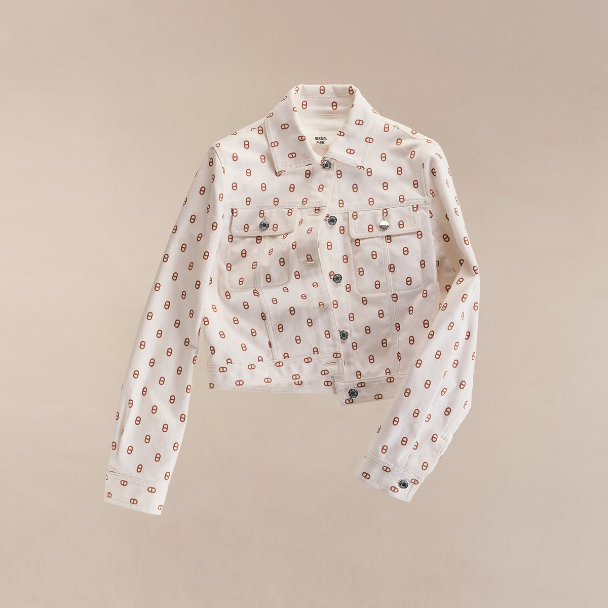 Marron Fauve "Chaine D'Ancre" Denim Jacket