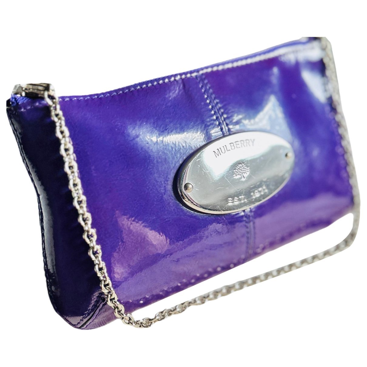 Patent leather mini bag