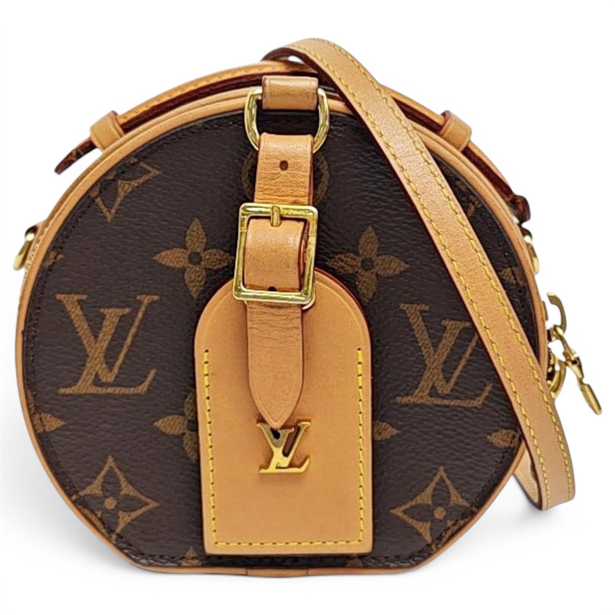 Micro boite chapeau leather handbag