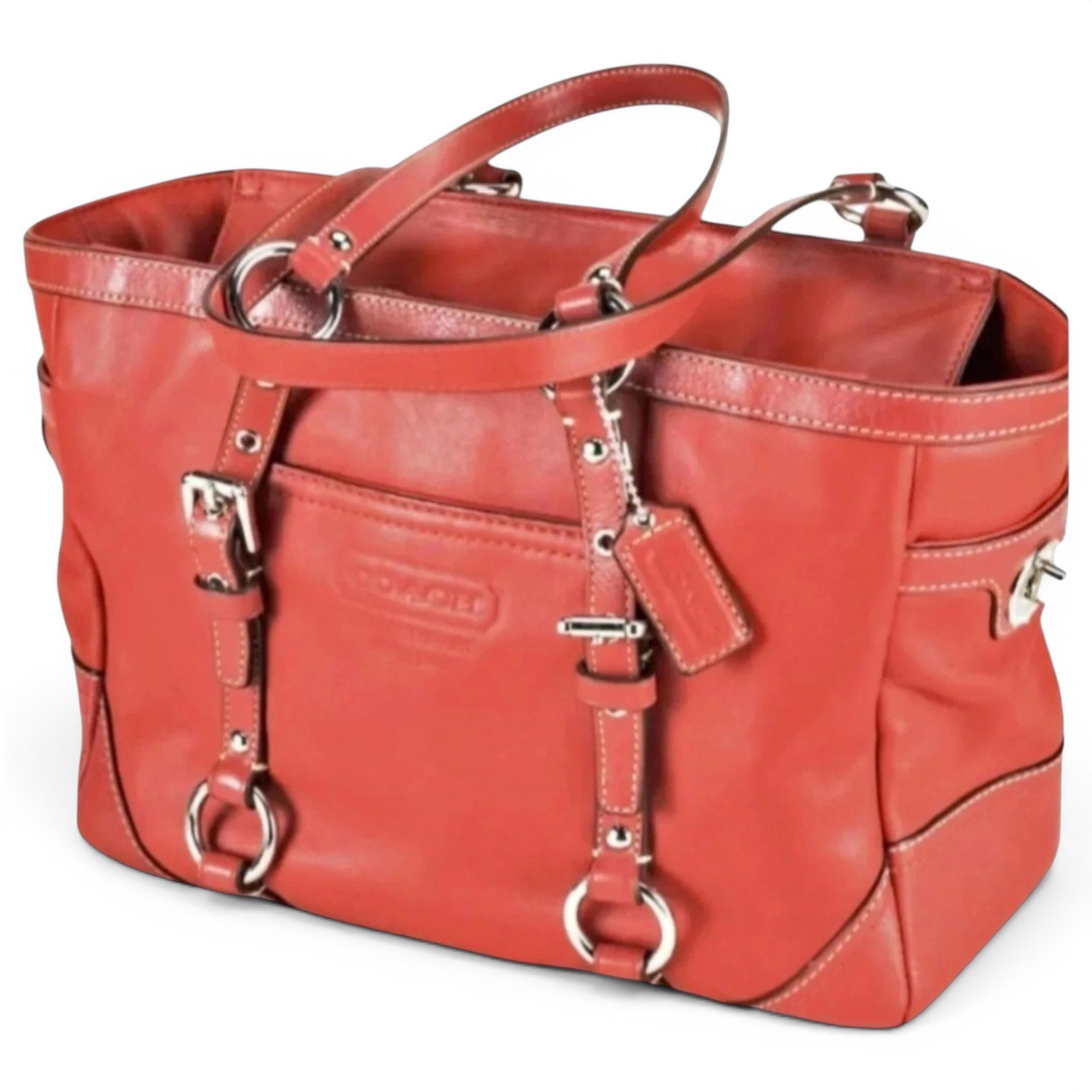 Leather tote