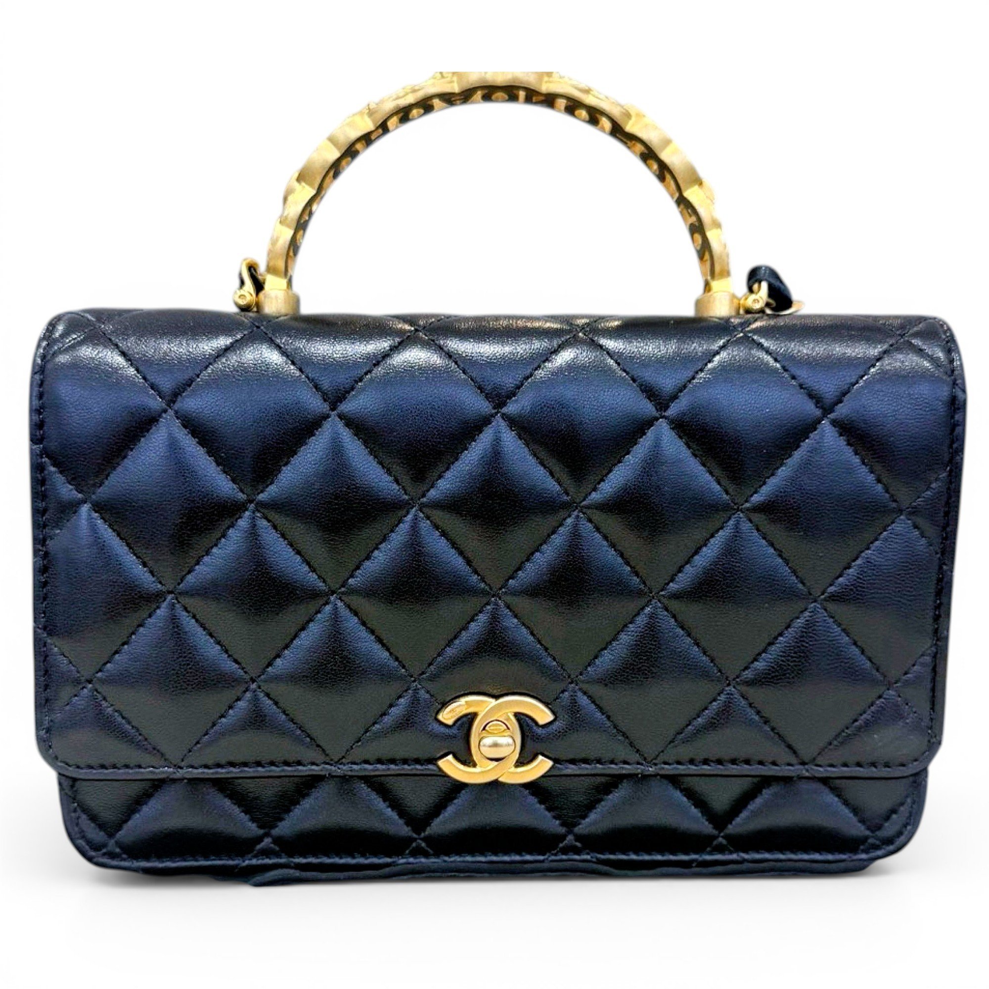 Wallet On Chain Timeless/Classique leather handbag