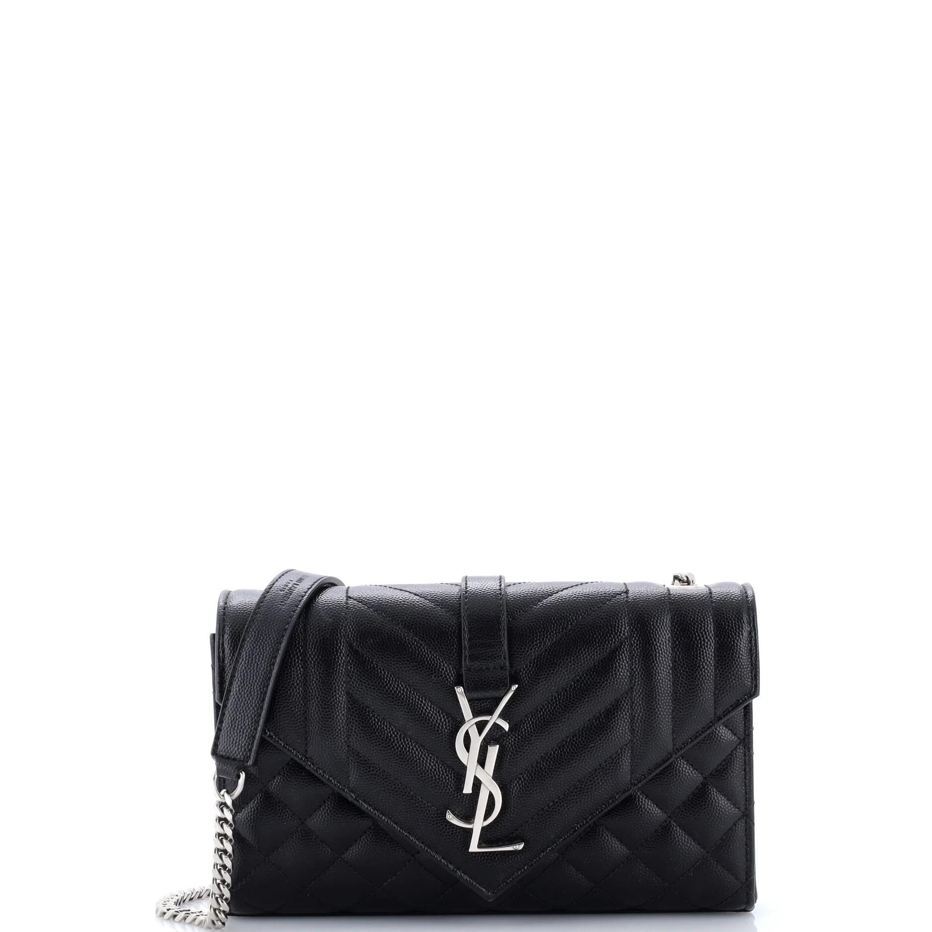Envelope leather crossbody bag