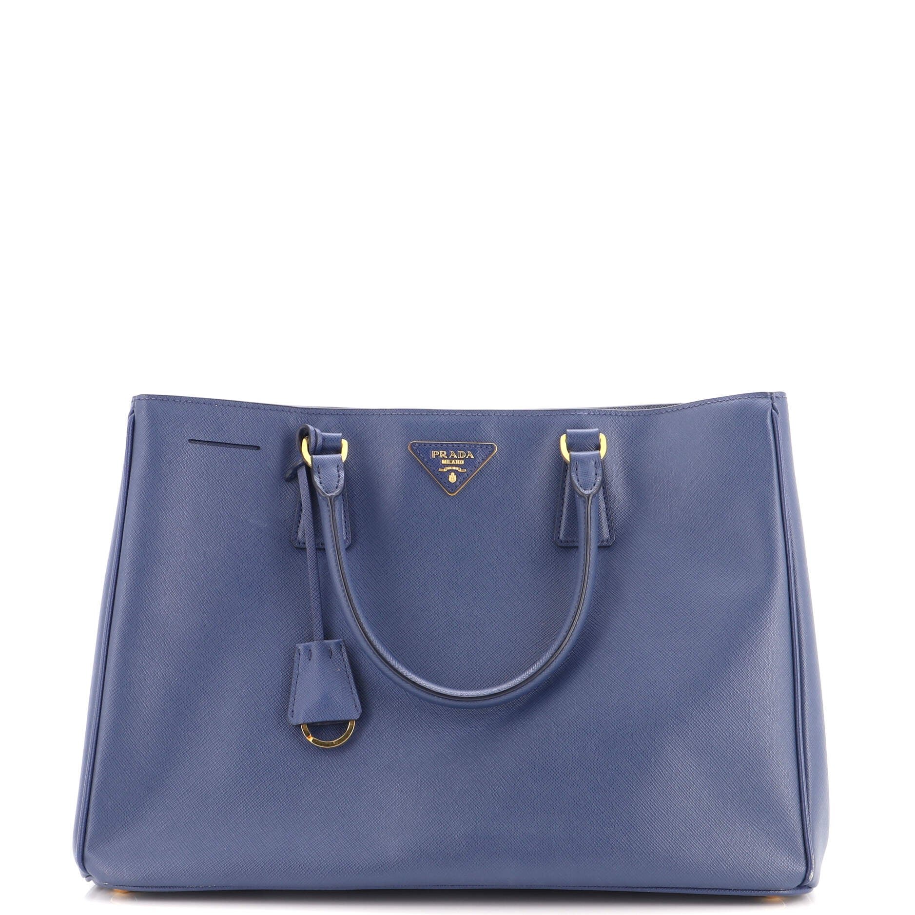 Lux Open Tote Saffiano Leather Large