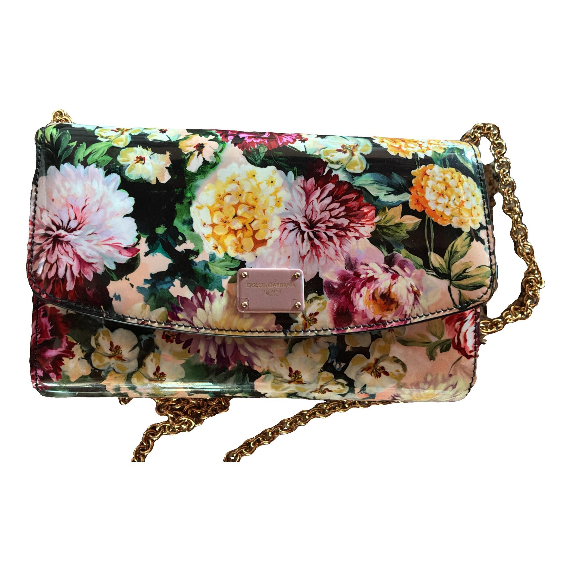 Leather clutch bag