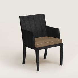 Reeditions J.-M. Frank par Hermes chair with armrests