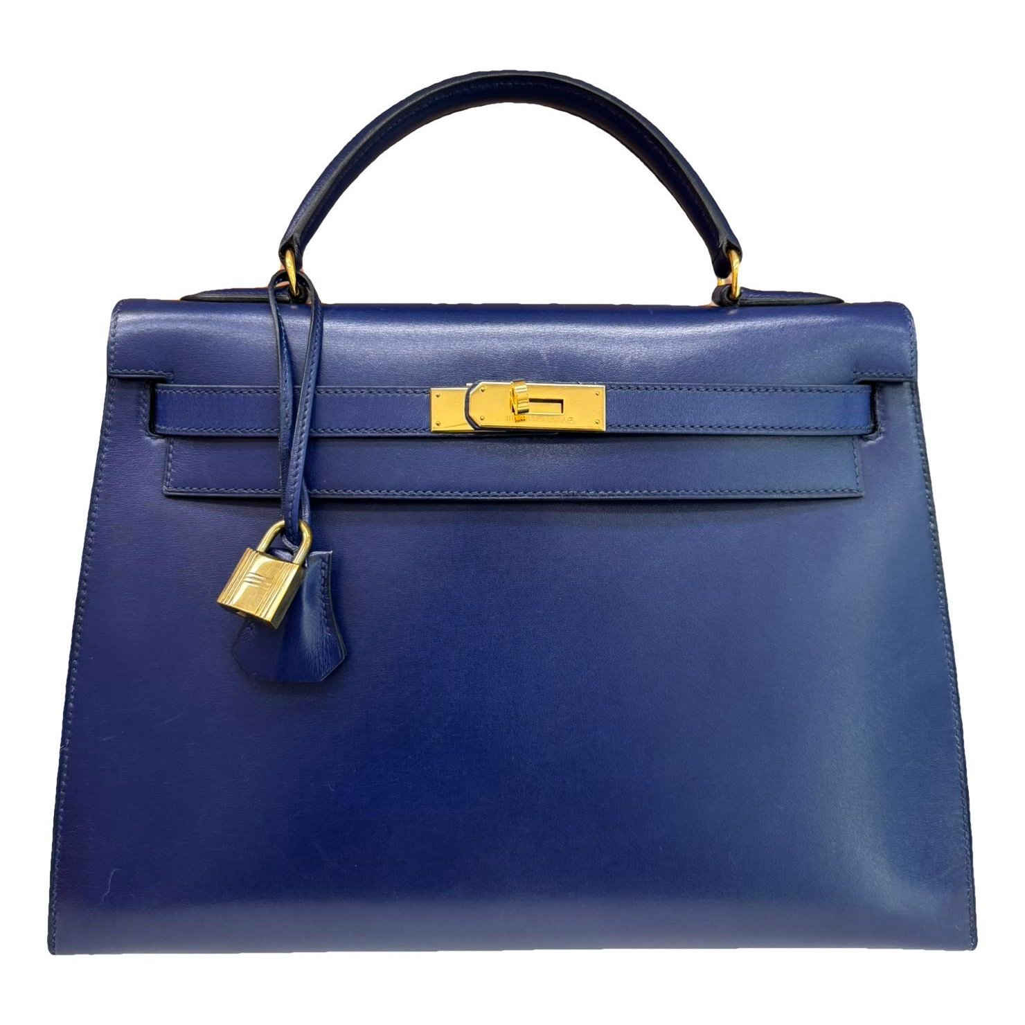 Kelly 32 leather handbag