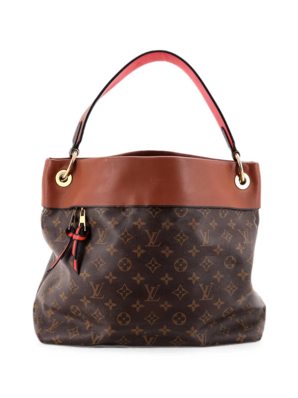 Tuileries Monogram Canvas with Leather hobo bag