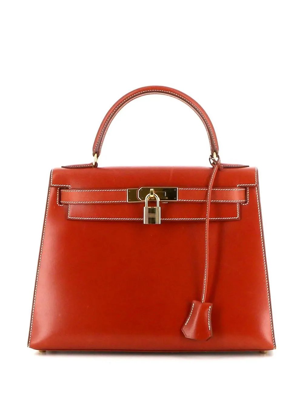 pre-owned Kelly 28 two-way bag
