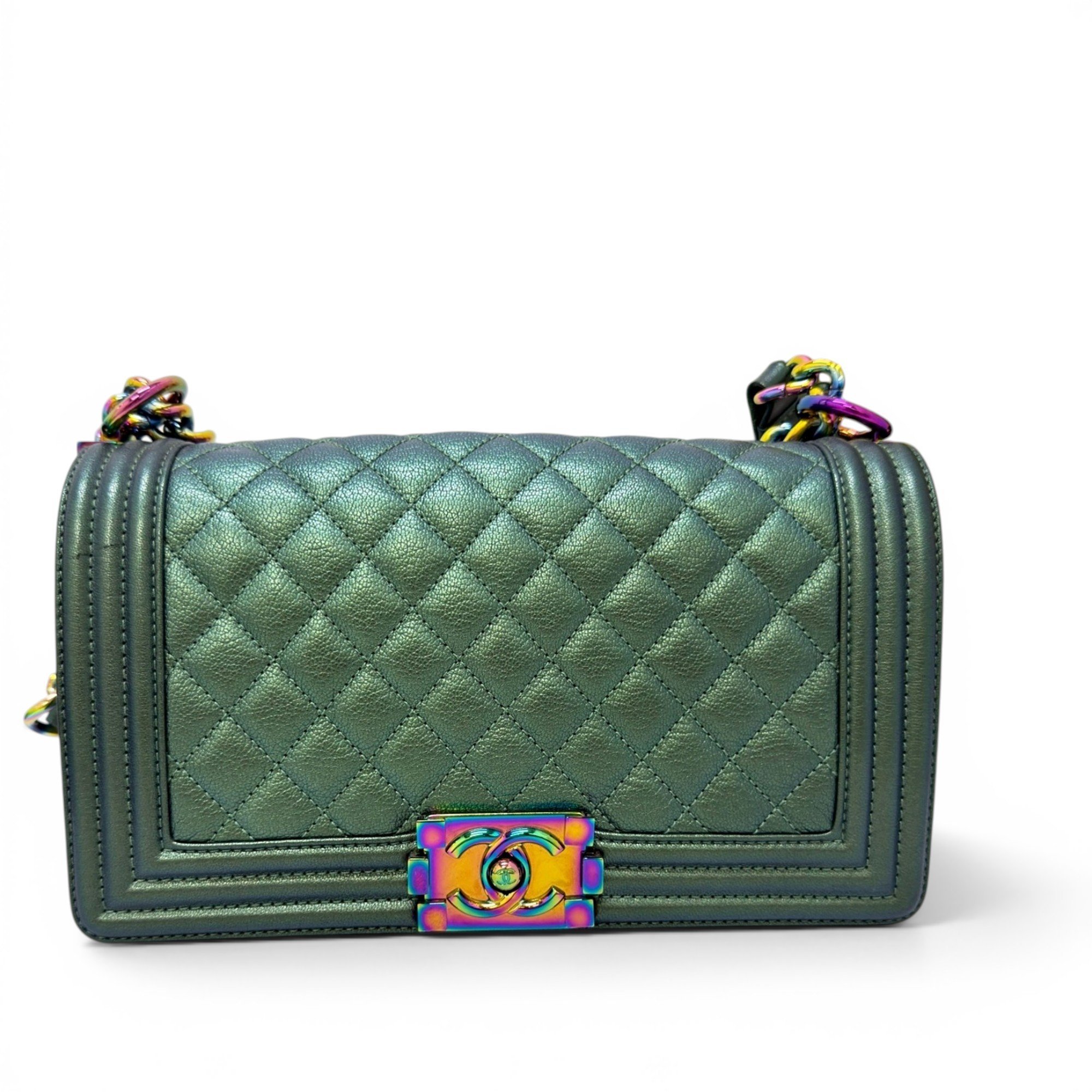 Boy leather crossbody bag