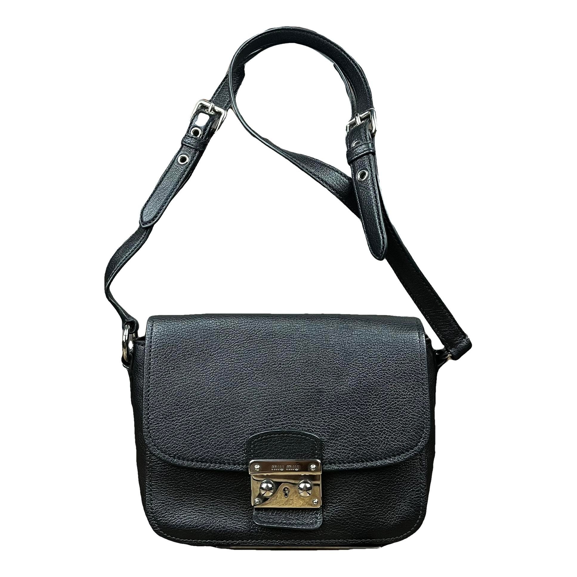 Leather crossbody bag