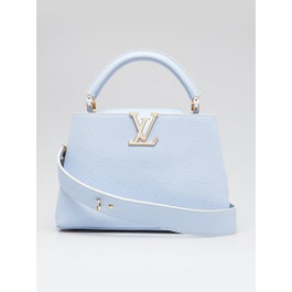Louis Vuitton Candy Blue Taurillon Leather MiniMe Cappucines BB Bag w/o Charm