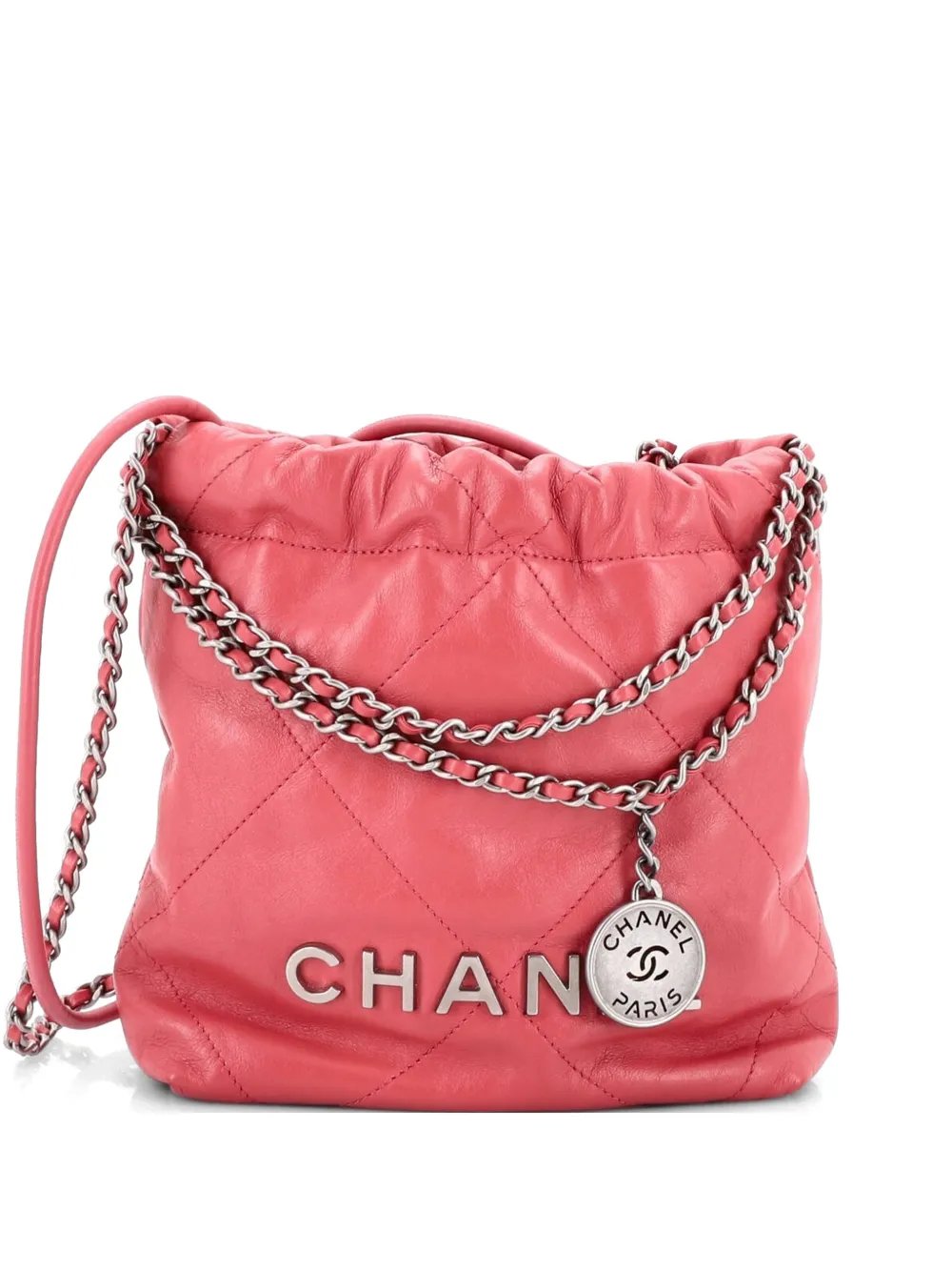 22 Chain Hobo Quilted Calfskin Mini crossbody bag