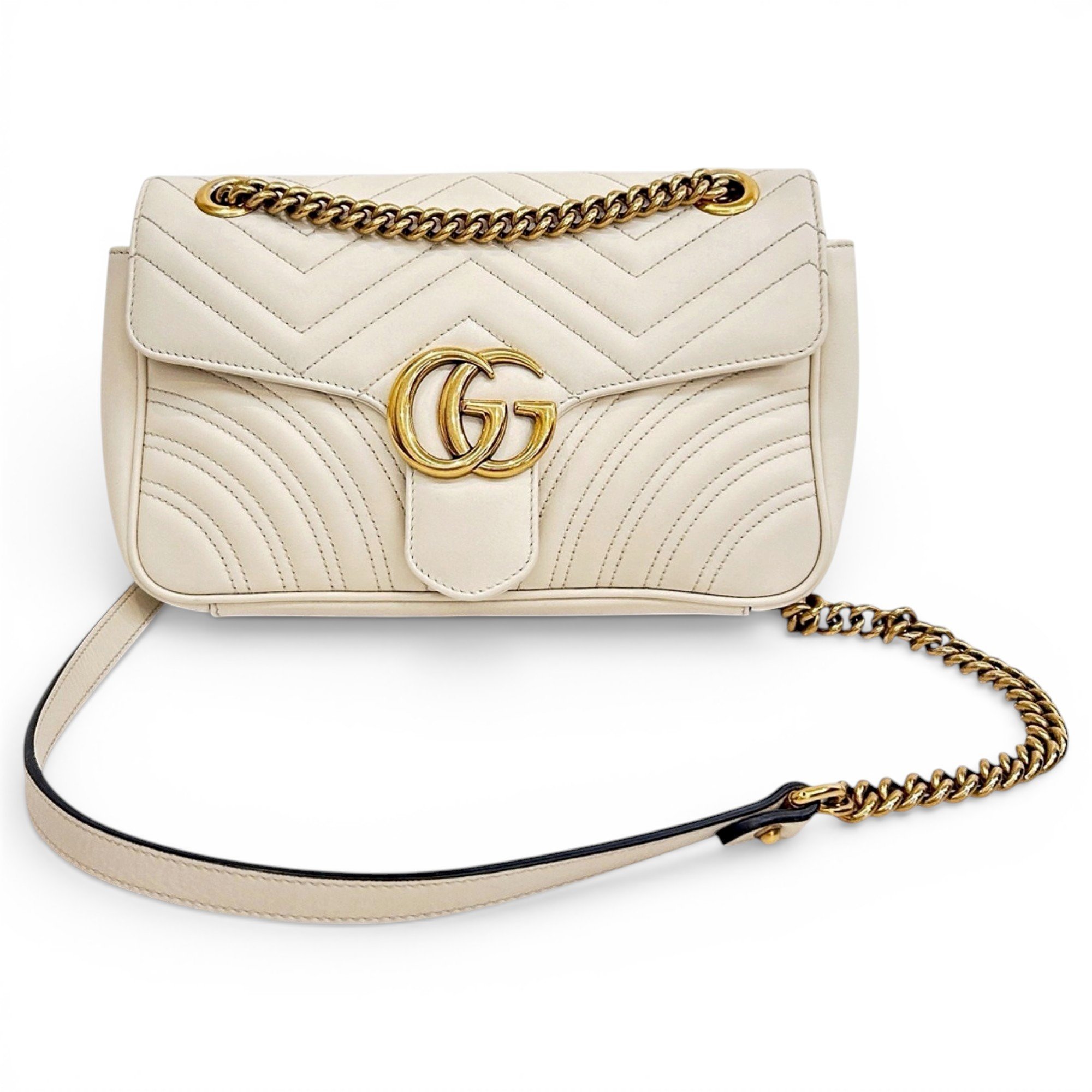 GG Marmont Flap leather handbag