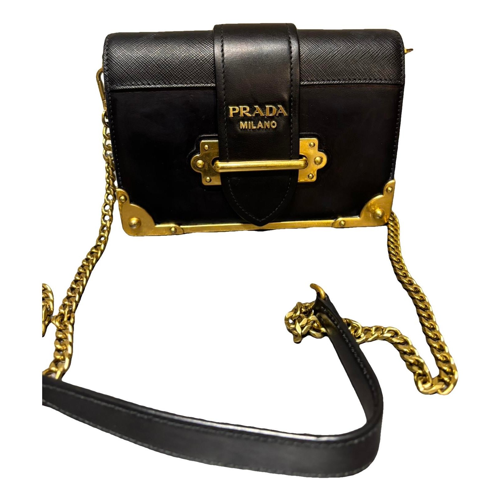 Cahier Chain leather handbag