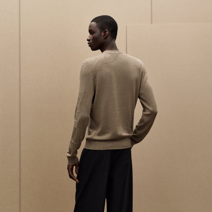 Tourbe "Maillon Puzzle" Crewneck Sweater