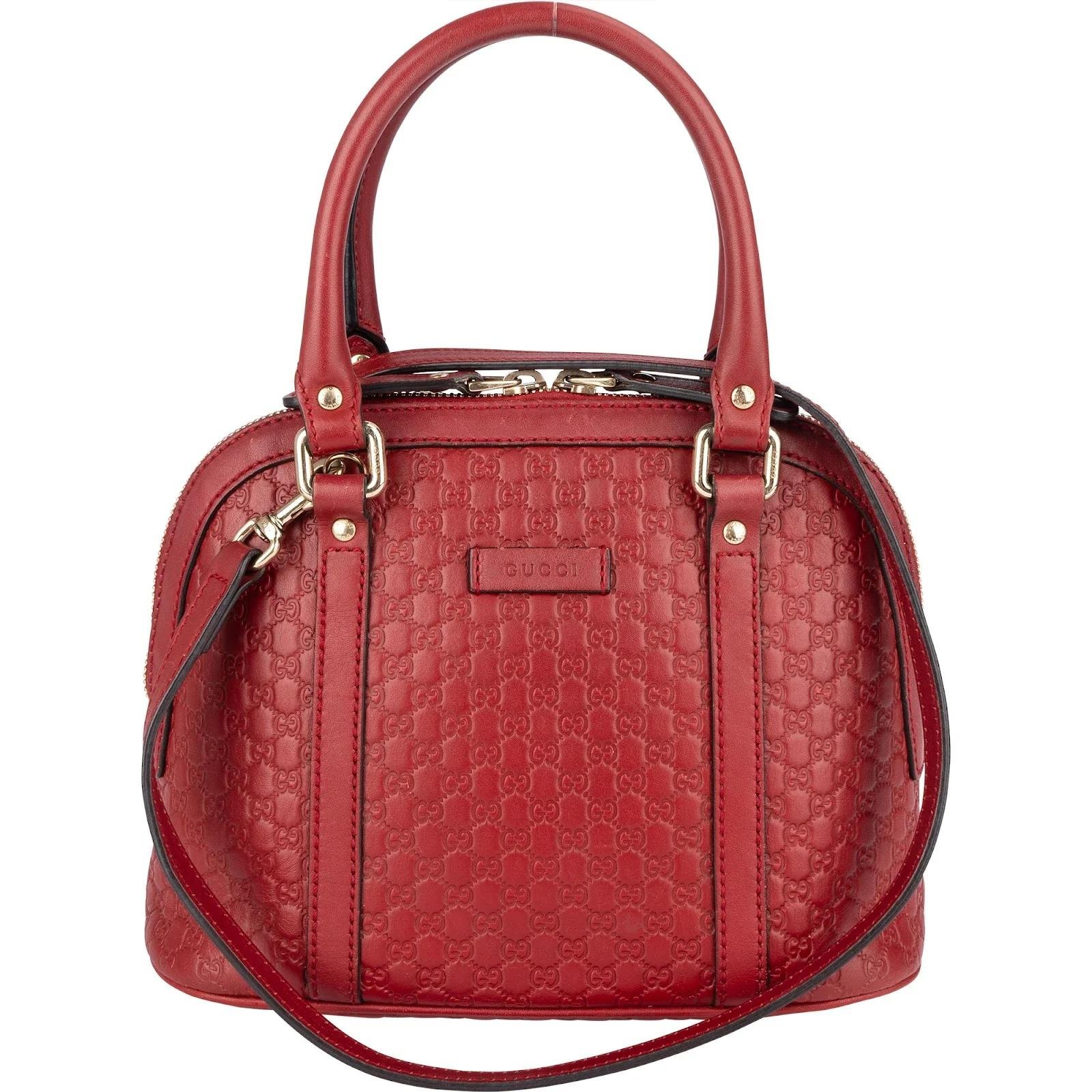 Dôme leather satchel