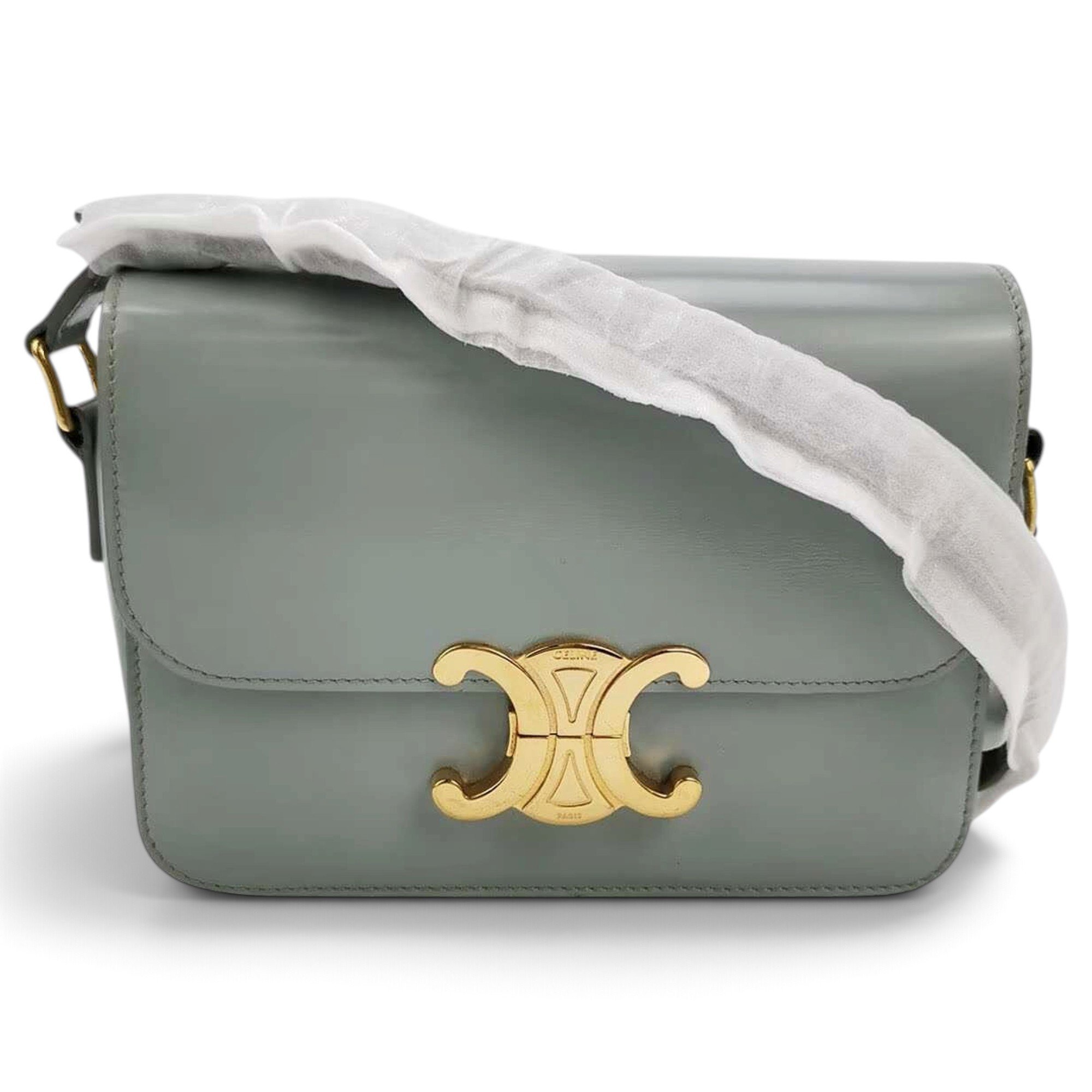 Triomphe leather handbag