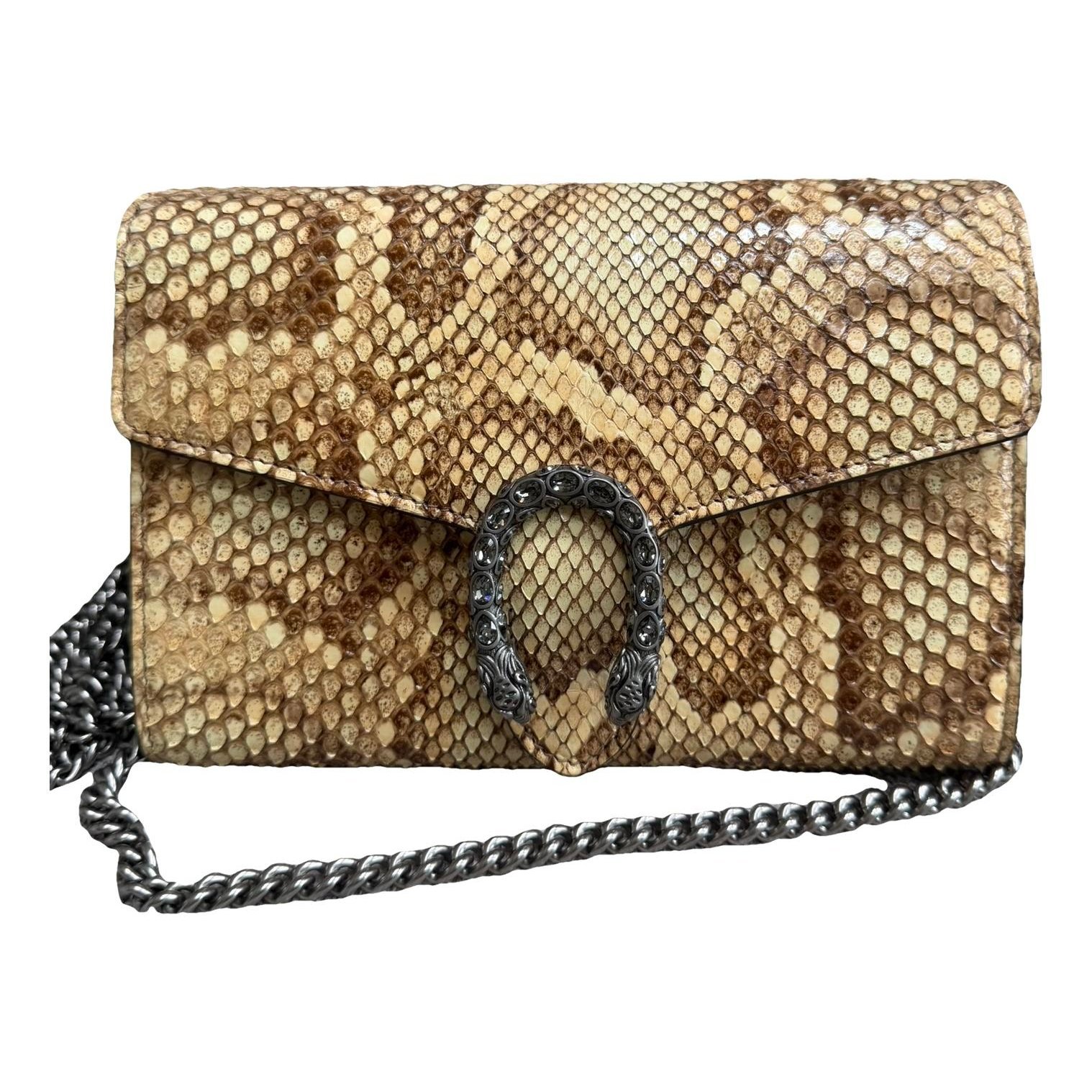 Dionysus Chain Wallet exotic leathers crossbody bag