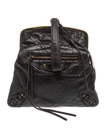 Leather Top Handle Bag