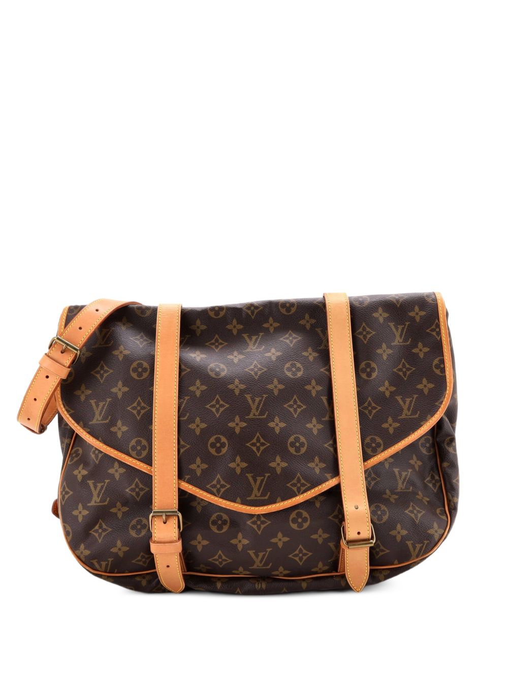 Saumur Handbag Monogram Canvas 43 crossbody bag
