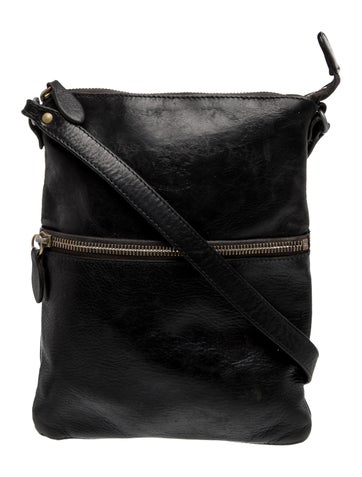 Il Bisonte Leather Messenger Bag