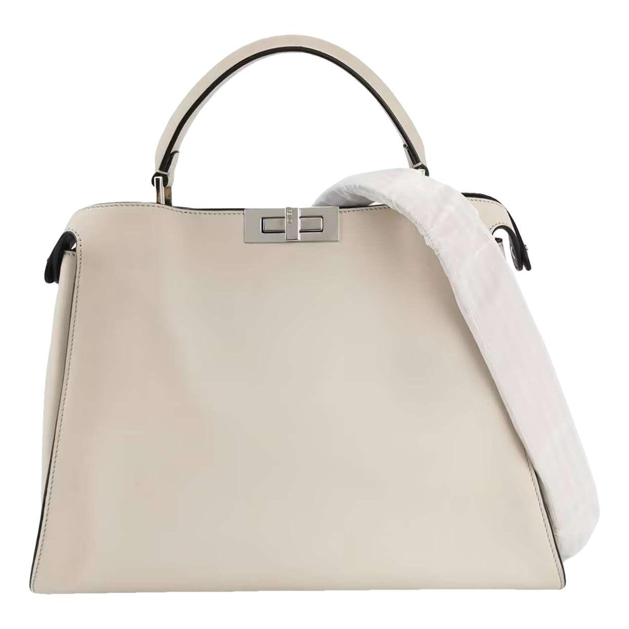 Peekaboo leather handbag