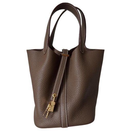 Picotin leather handbag