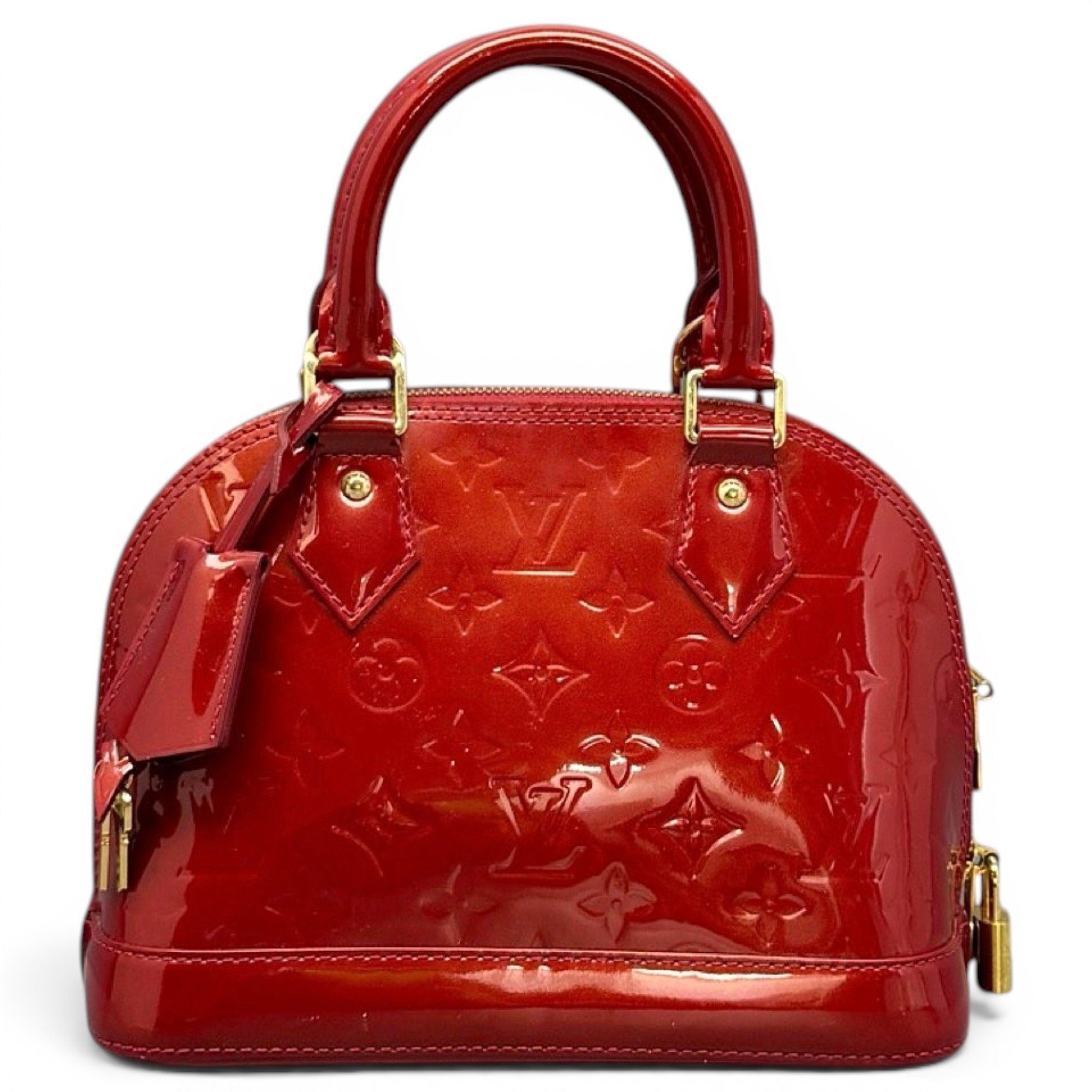 Alma BB patent leather handbag