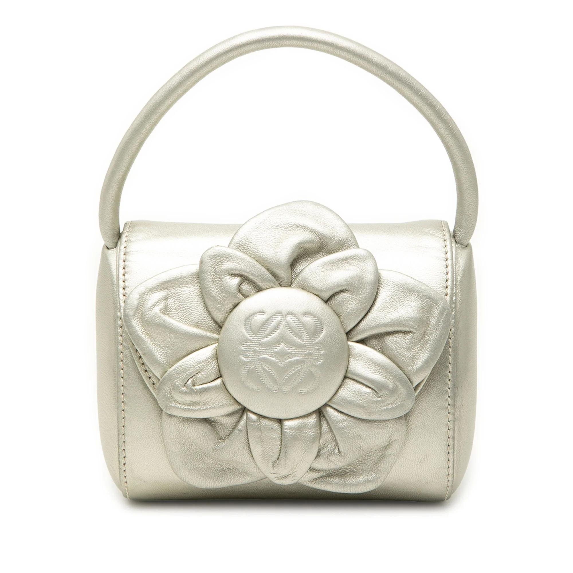 Anagram leather handbag