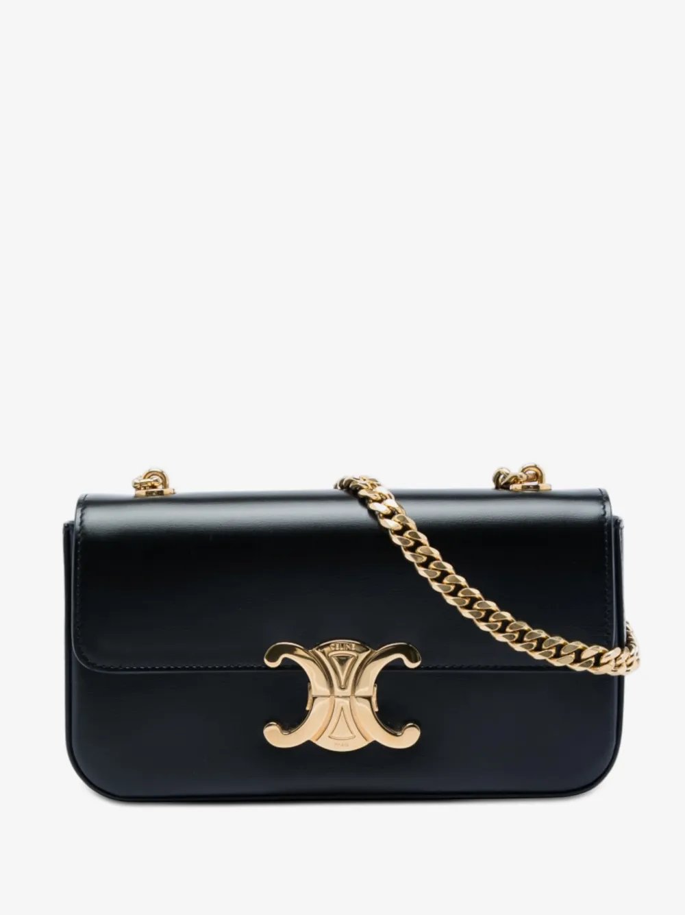 2022 Shiny Calfskin Claude Chain shoulder bag