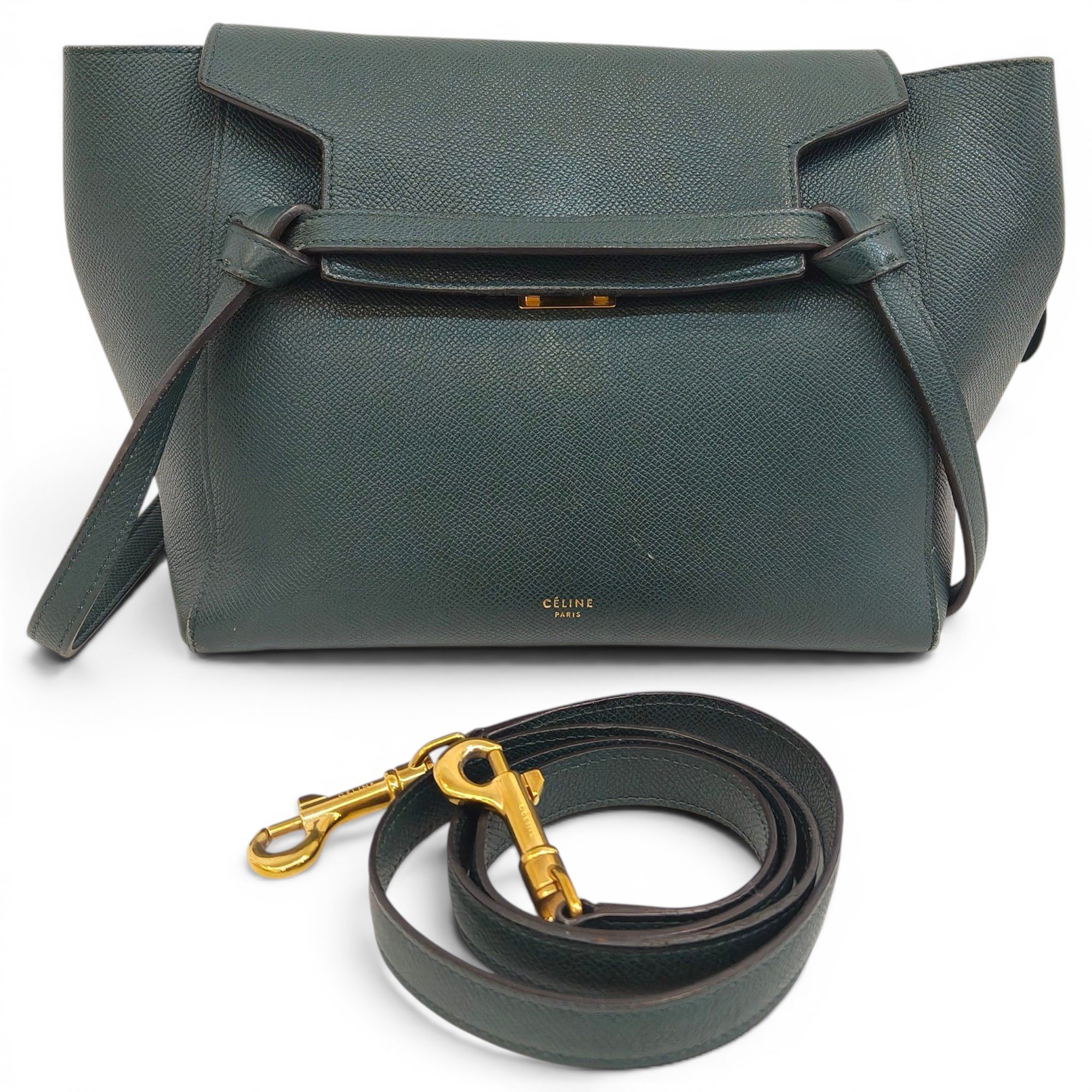 Celine Belt leather handbag