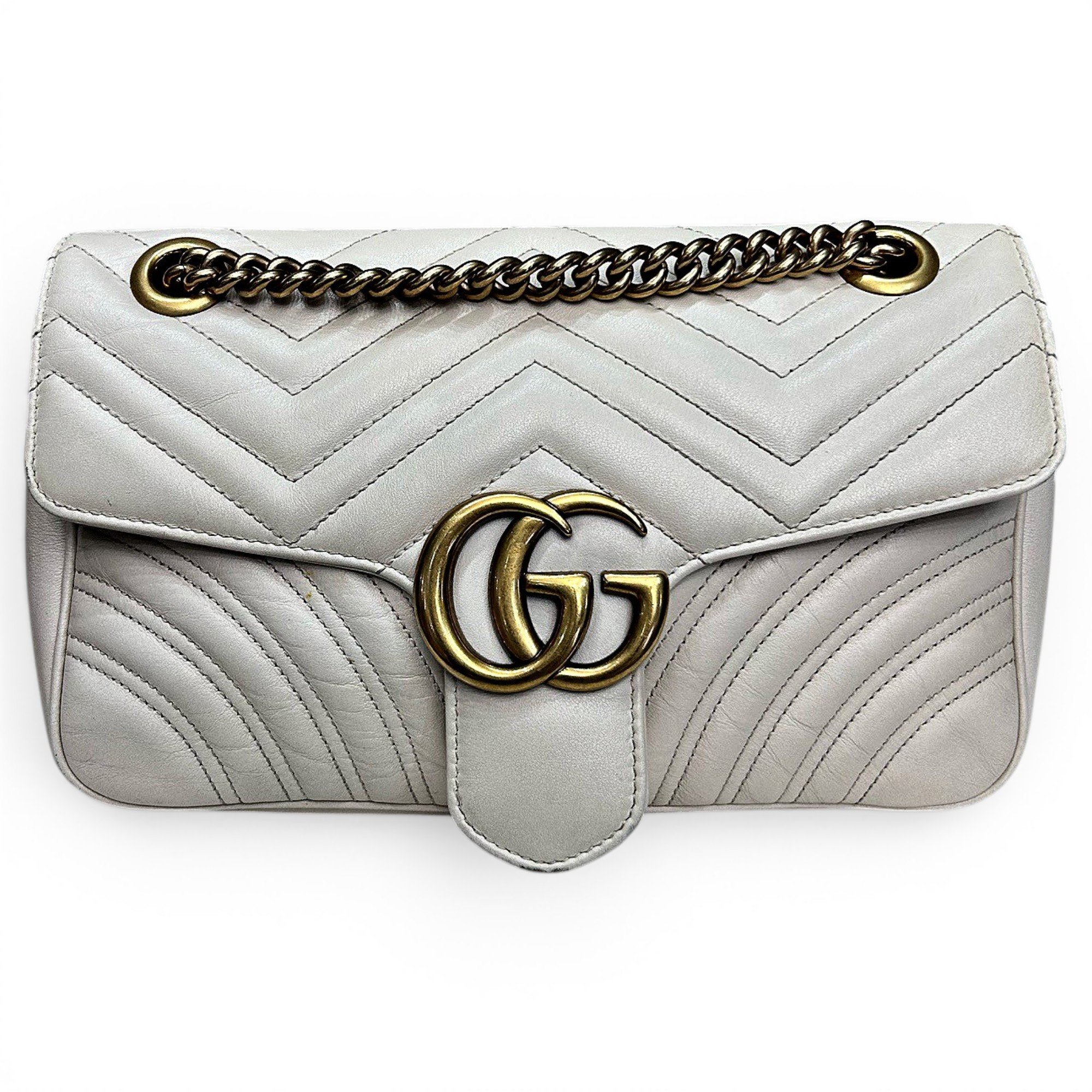 GG Marmont Flap leather crossbody bag