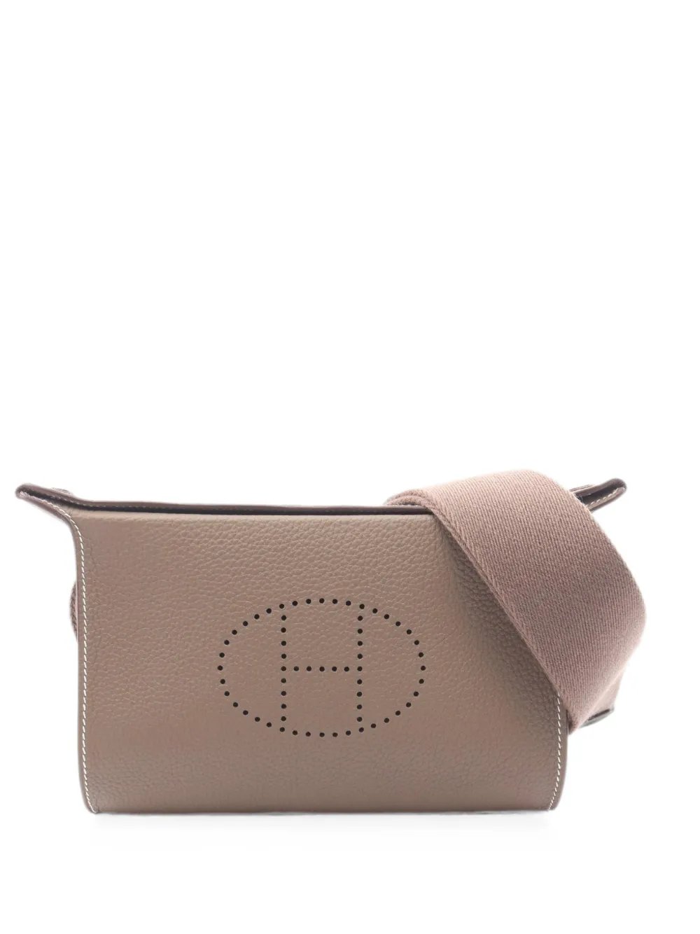 Videpoches Togo-leather cross body bag
