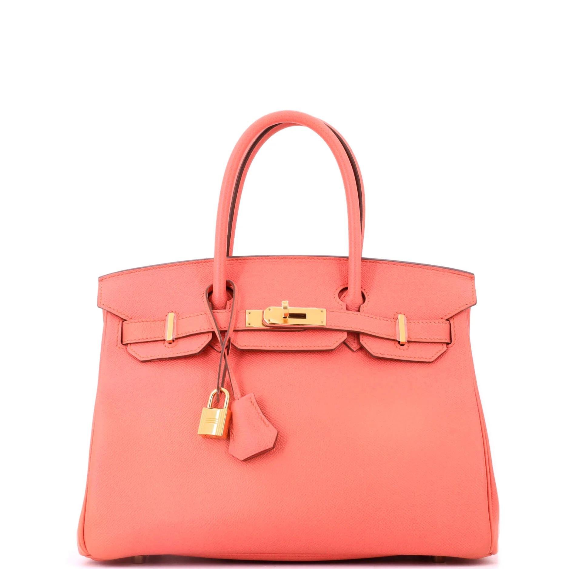 Birkin 30 leather handbag
