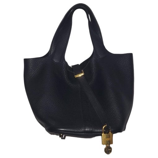 Picotin leather handbag