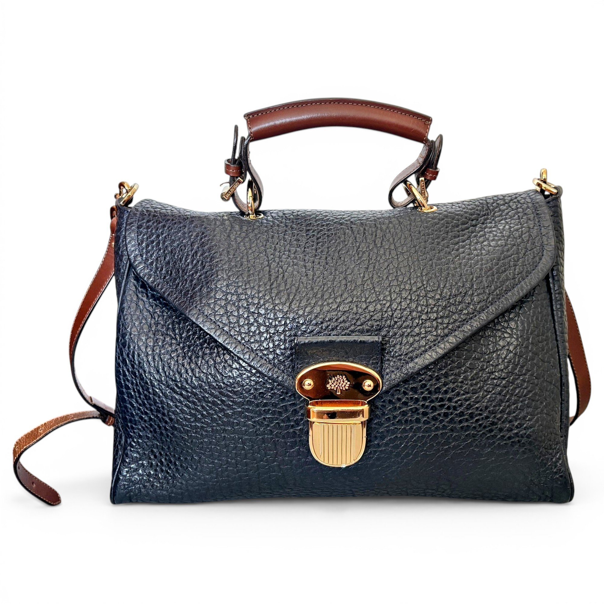 Leather handbag