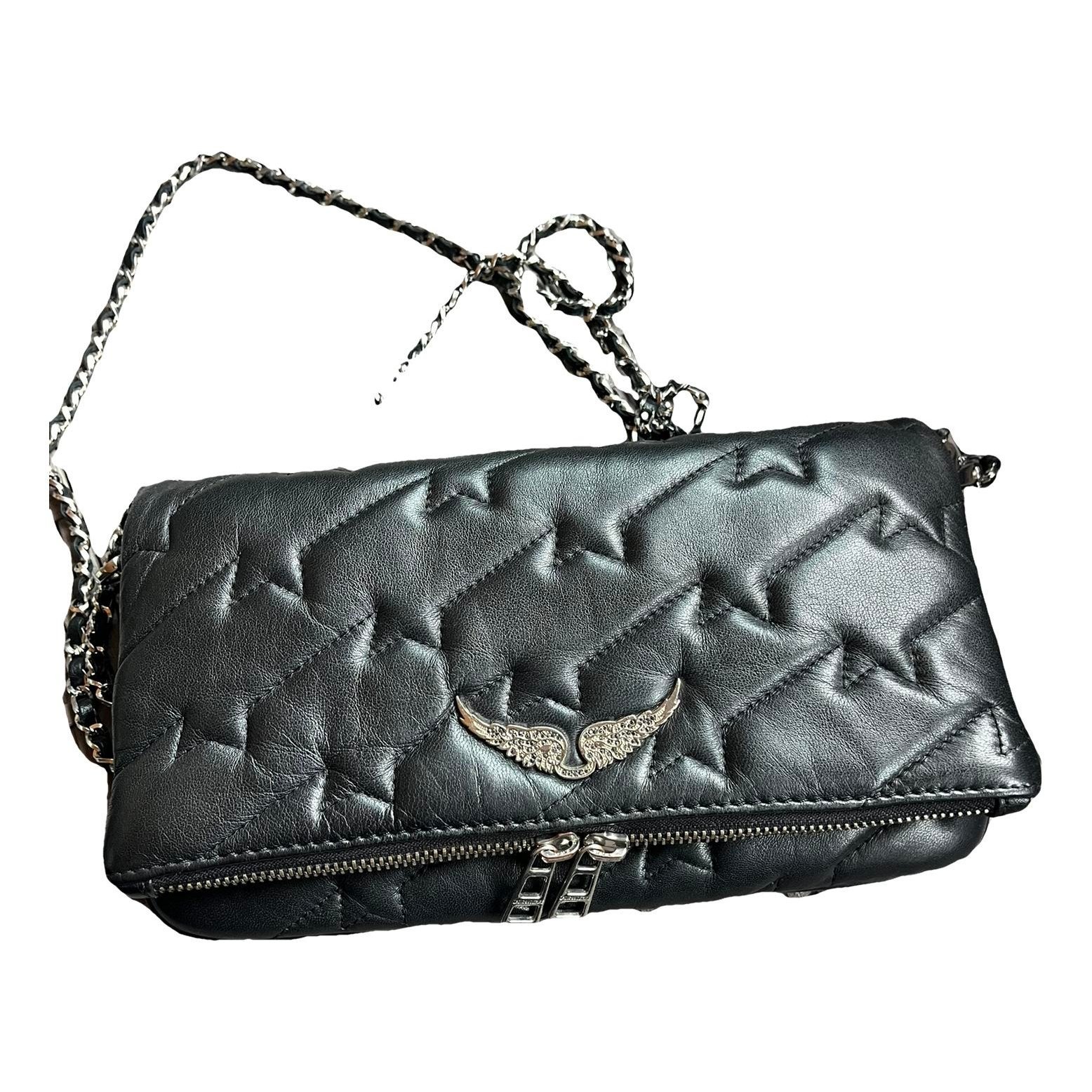 Rock leather crossbody bag