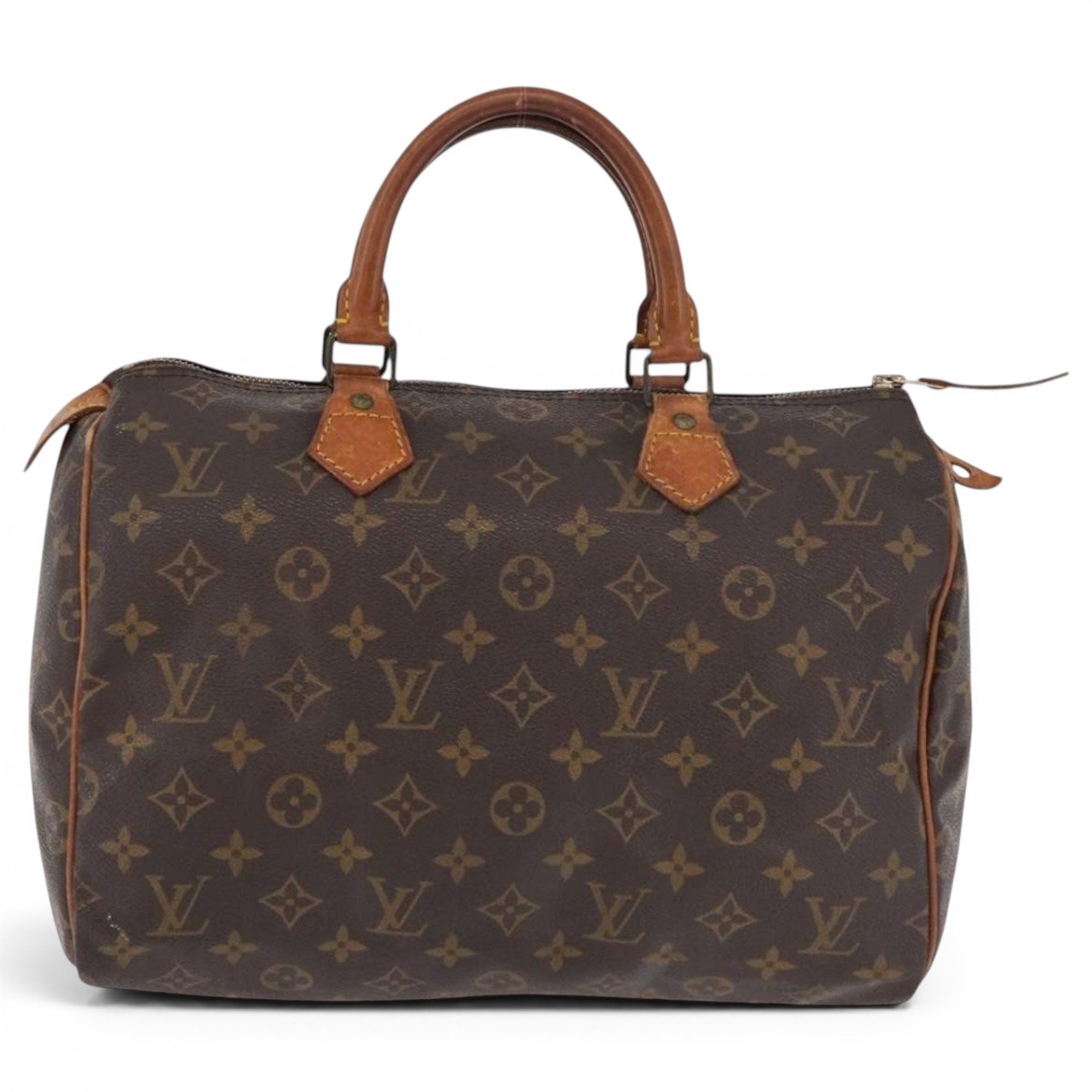 Speedy leather handbag